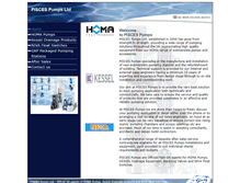 Tablet Screenshot of piscespumps.co.uk